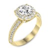 Mary - Złoty pierścionek z diamentami