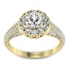 Kate - Złoty pierścionek z diamentami