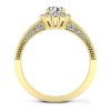 Eve - Złoty pierścionek diamentami