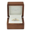 Butterfly - Złoty pierścionek z diamentami w pudełku