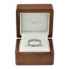 Crown - Obrączka ślubna z diamentami białe złoto w pudełku