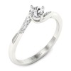 Olivia - Platynowy pierścionek z diamentami