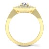 Naomi - Złoty pierścionek z diamentami