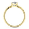 Serena - Złoty pierścionek z diamentem