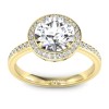 Manhattan - Złoty pierścionek z diamentami