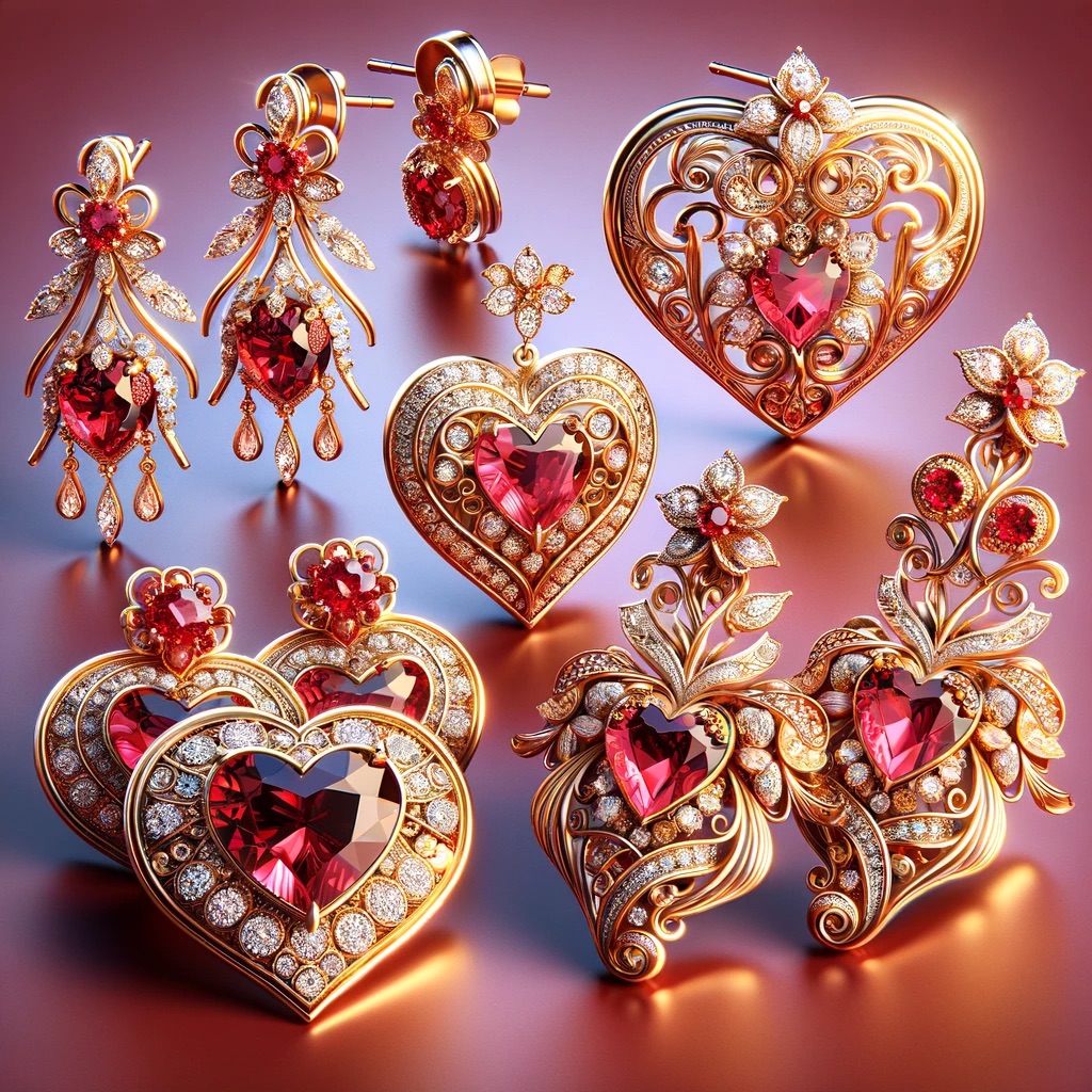 Biżuteria złota na Walentynki dla Ukochanej